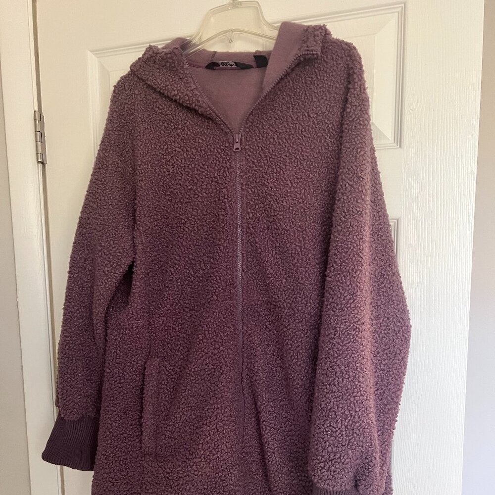Lands' End Purple Teddy Jacket